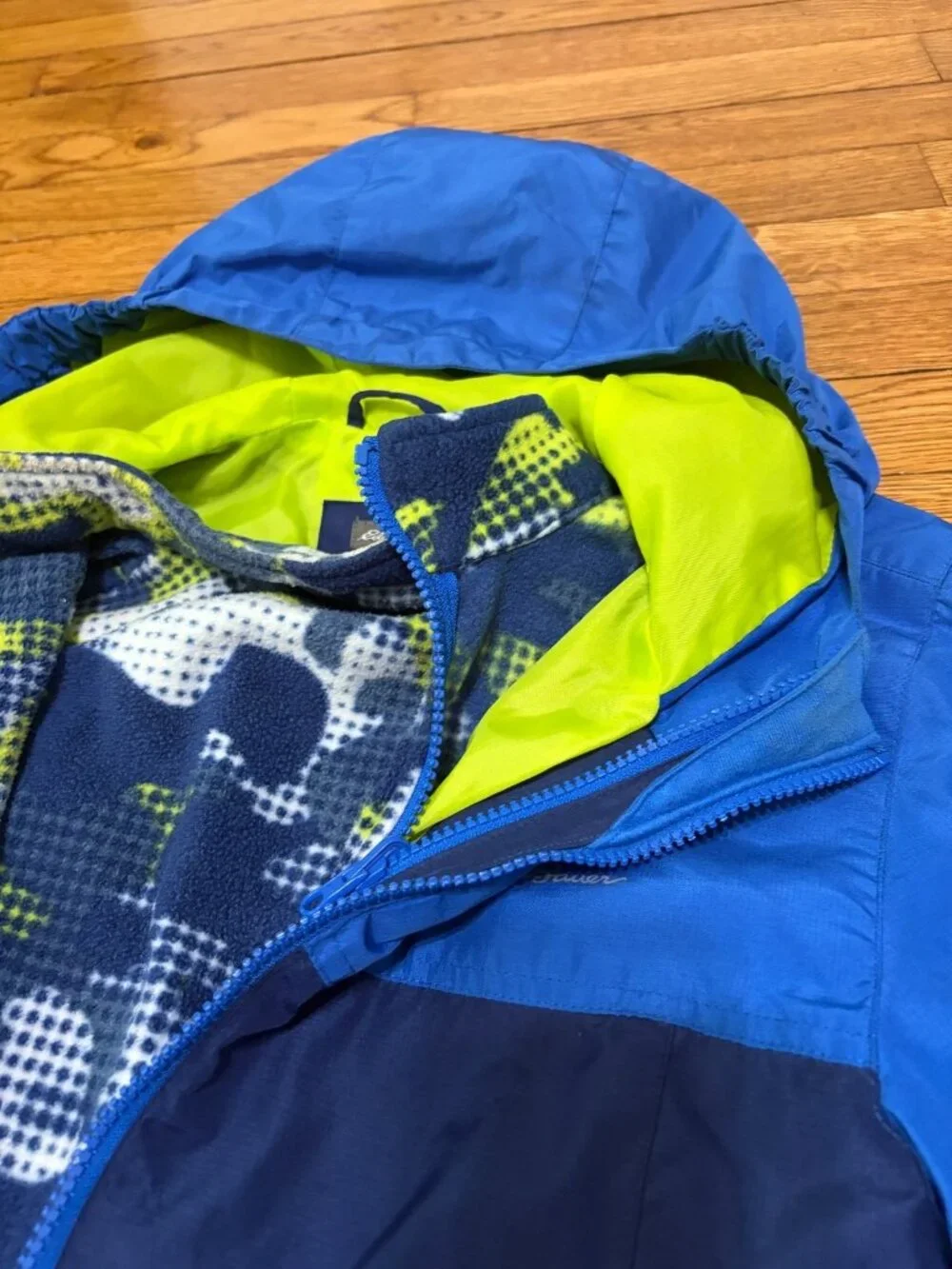Eddie Bauer Boys 3-in-1 Jacket Size Large 14/16 *Lot of 2* Red Blue Winter Coat